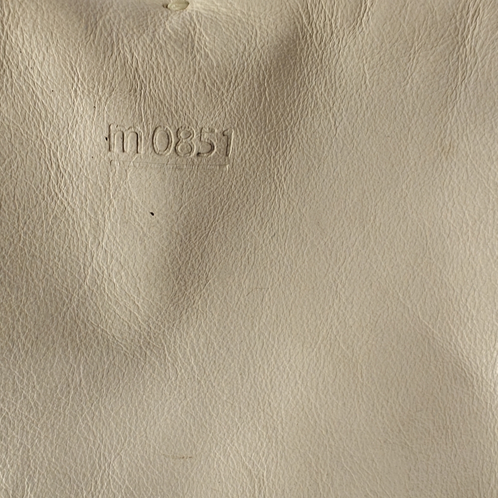 M0851 Beautiful Cream Leather Women's Bag